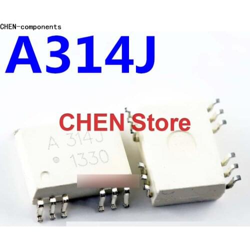 10pcs Original optocoupler A314J HCPL-314J SMD