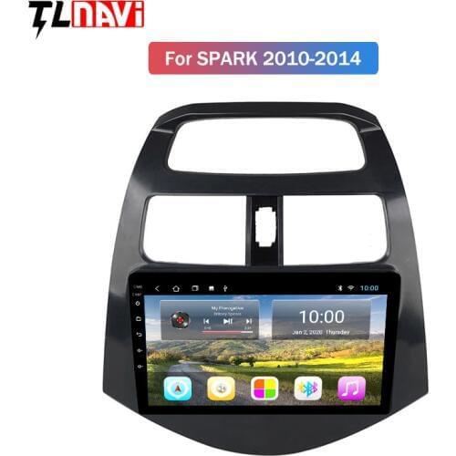 2G RAM Android 10 For CHEVROLET Spark Beat 2010 2011 2012 2013 2014 Multimedia Stereo Car DVD Player Navigation GPS Radio