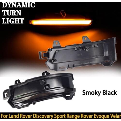 LED Dynamic Turn Signal Rear View Mirror Lamp Sequential Blinker Indicator Light For Land Rover Discovery Sport L550 2014-2020