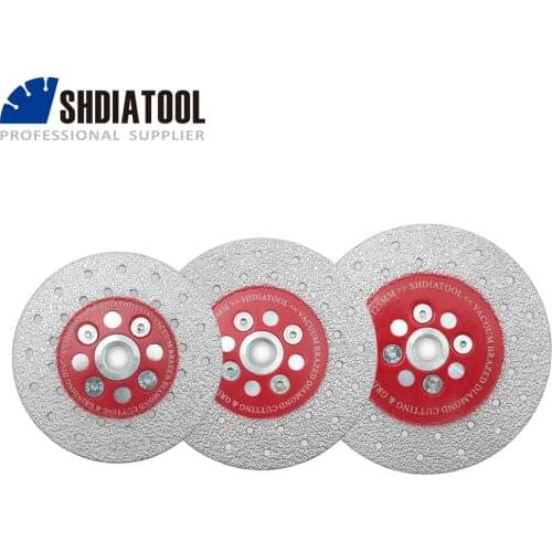 SHDIATOOL 1pc 100mm/115mm/125mm Diamond Cup Wheel for Cutting & Grinding M14 Flange