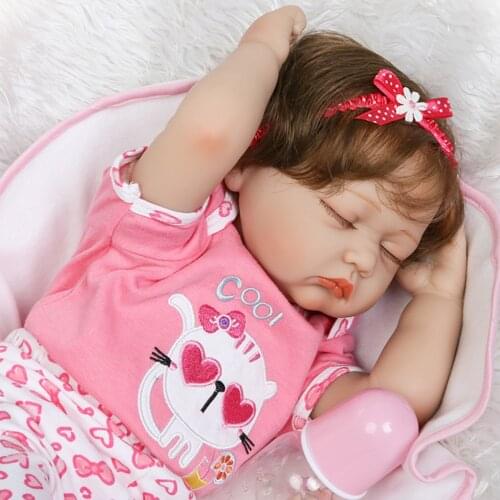 Bebes Reborn Menina NPK Doll real baby silicone dolls toys for children gift play house toys boneca reborn