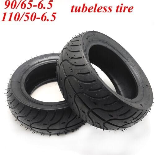 90/65-6.5 Tubeless Tyre 110/50-6.5 Vacuum Tire for 47-49cc Pocket Dilt Pit Bike Mini Motorcycle Front Rear Tire Accessories