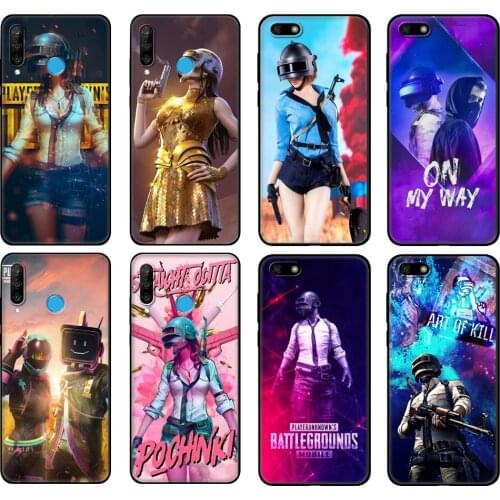 Black tpu Case For Huawei Honor 20 Lite 10 10i 20S 30S 30 Case Honor 7A 5.45 7s 7C 5.7 Case Cover Hot PUBG Game