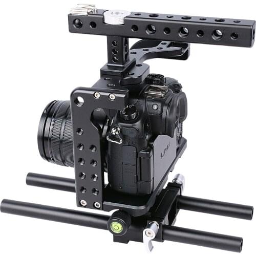Yelangu C7 Photography Gh5 Camera Cage Portable Professional Dslr Rig Video Camera Stabilizer for Panasonic Lumix Gh5 Camera