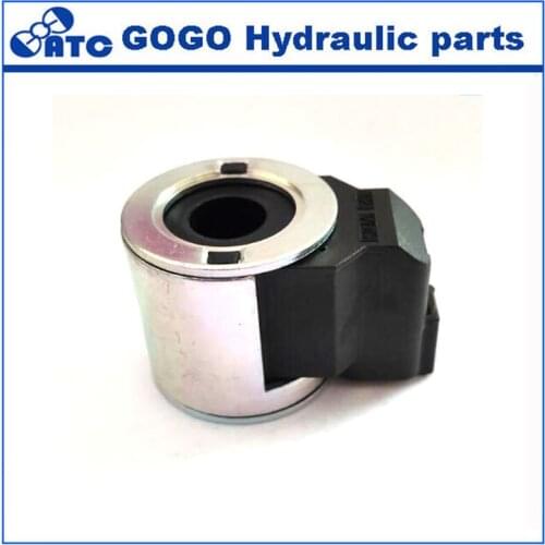 Excavator crane JCB pilot solenoid valve coil inner hole 13mm height 36mm
