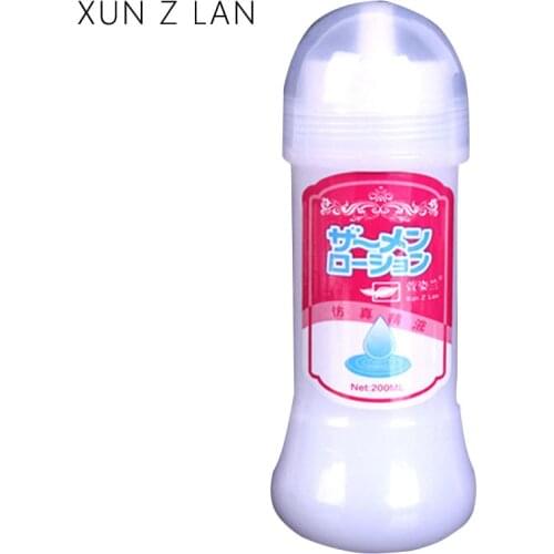 Imitation Semen Anal Lubricant 200Ml Lube Vaginal Shringking Cream Body Massage Oil Sexual Water Base Lubricant Grease For Sex