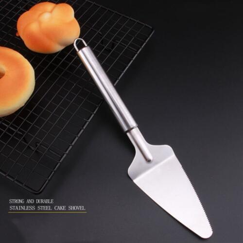Kitchen Baking Tools Stainless Steel Cake Shovel Round Handle Pizza Shovel Cheesecake Shovel Kitchen Baking Tools