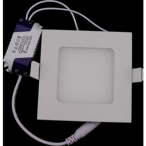Square LED panel downlight 3W 6W 9W 12W 15W 18W 24W Ceiling Recessed Slim Ultra Thin Design LED Panel Light for Indoor