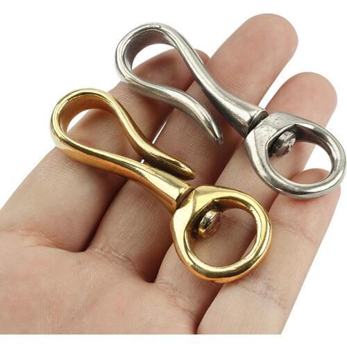 Brass Rotation Key Ring Outdoor Small Tool EDC Buckle All Direction Rotation Key Chain
