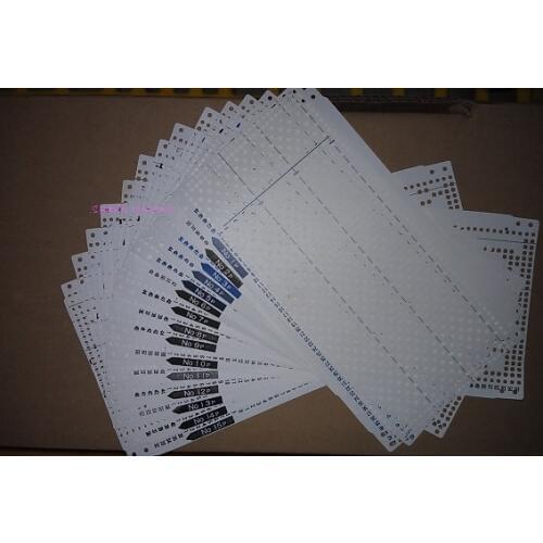15pcs Pre Punched Card Kit For Brother KH260 Knitting Needlework Machine Accessories Parts knitting machine spare parts