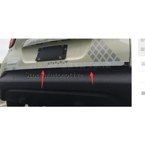 Auto rear door trim,tail trunk sticker for Renault Captur 2014 - 2016 1 pcs