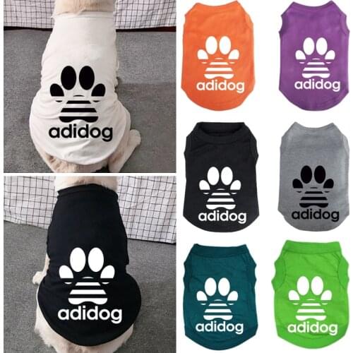 Pet Clothes Dog Vest Dog T-shirt Dog Shirt 100% Cotton Summer Thin Style Breathable French Bulldog Corgi Teddy Dog Clothes