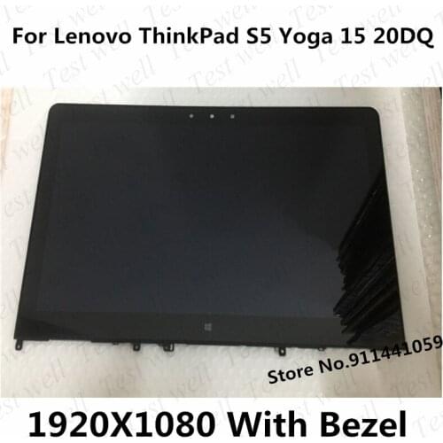 Original Test well 15.6" For Lenovo ThinkPad S5 Yoga 15 20DQ 20DQ0038GE Laptop touch LCD screen assembly FHD 1920*1080