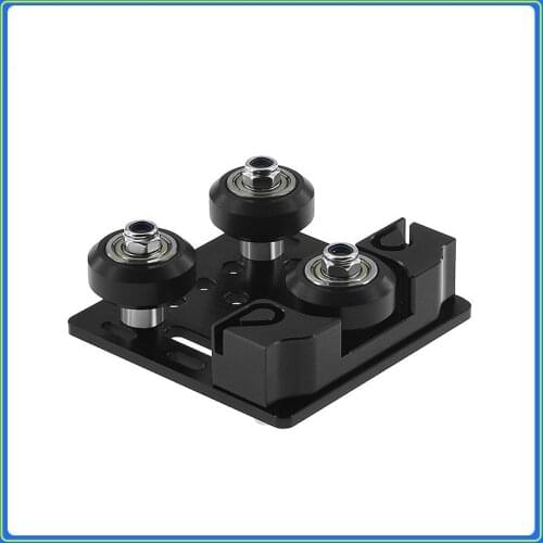 3D printer accessories Three-wheeled buckle belt 2020 pulley V-Slot European standard 2020 aluminum profile pulley