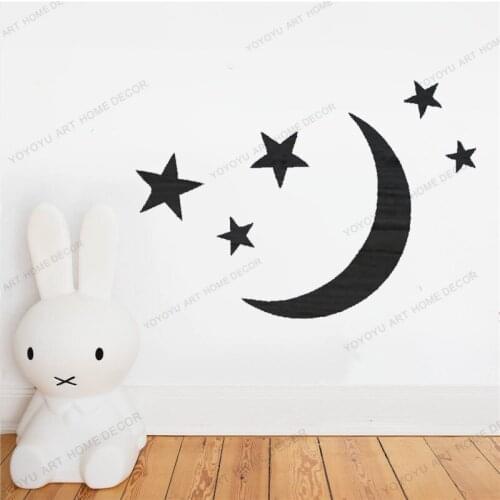 Sale Moon stars new vinyl decal for cars wall tumblers cups laptops windows Laptop Computer Truck Car phone Bumper Sticker yw-39