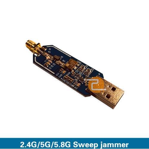 S ROBOT 2.4G 5G 5.8G WiFi Sweep Jammer Shielder 2.4Ghz 5Ghz 5.8Ghz WiFi Disturber jammer development board EC5