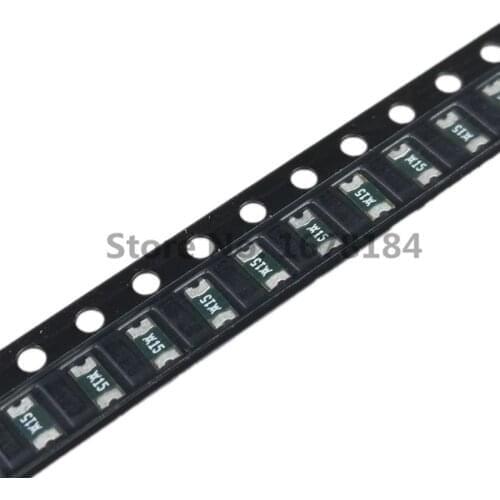 100PCS NANOSMDC150F-2 1206 1.5A 6V 1500MA 6V SMD Self-Recovery Fuse PPTC Marking x15 3.2x1.6