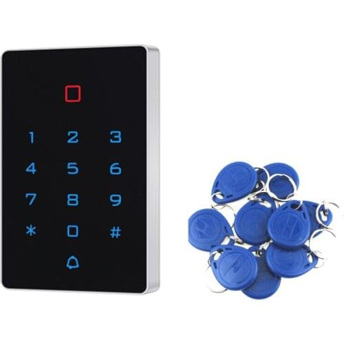T12 WIFI Tuya Smart Door Lock Waterproof Door Access Control System Standalone Keypad RFID Card Door Entry Access Controller