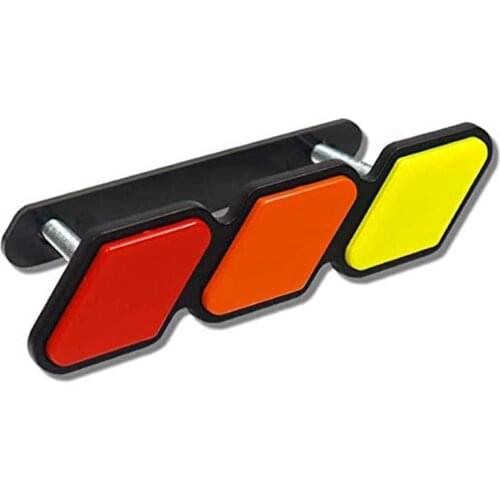 Tri-Color Front Grille Badge Emblem for Toyota Tacoma 4Runner Highlander RAV4