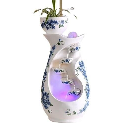 Home Decoration Lucky Interior Decoration Modern Simple European Living Room Light Luxury Waterscape Circulating Water TV