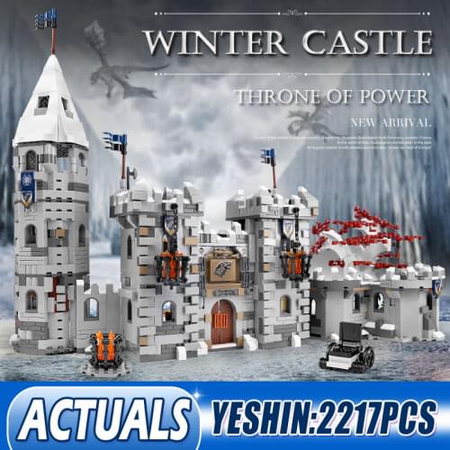 Yeshin K101 Movie Toys Series MOC Winterfell Castle Model Assembly House Building Blocks Bricks Kids Birthday Christmas Gifts
