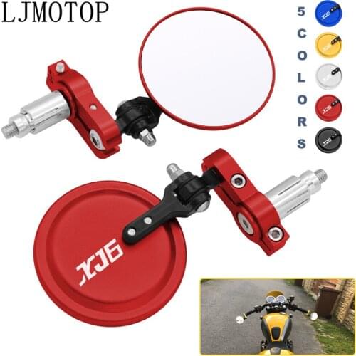 XJ6 Motorcycle Rear View Mirrors Round 7/8" Handle Bar End Foldable Motorbike Side Mirror for YAMAHA XJ6 DIVERSION 2009-2015 14