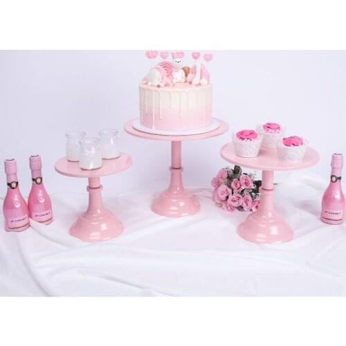 1pcs 8inch/10inch/12inch Home party display stand wedding decoration desktop afternoon tea birthday dessert fudge wrought tray