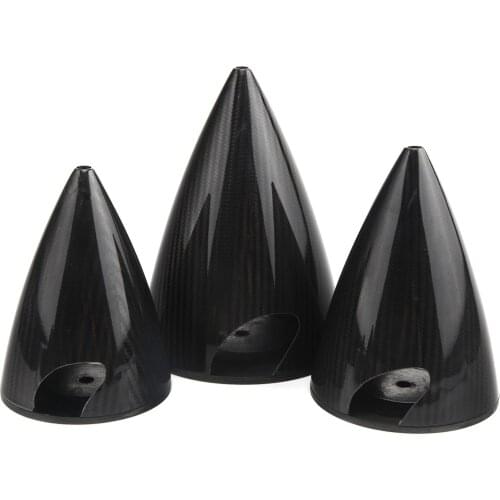 A variety of sizes Cone Carbon Fiber Spinner For 2 Blades Gasoline RC Airplane variety of sizes