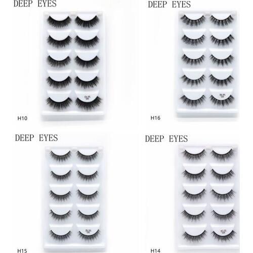 100 pairs 20box 3D mink false eyelashes hair soft false eyelashes fluffy delicate thick eyelashes handmade soft eye makeup tools