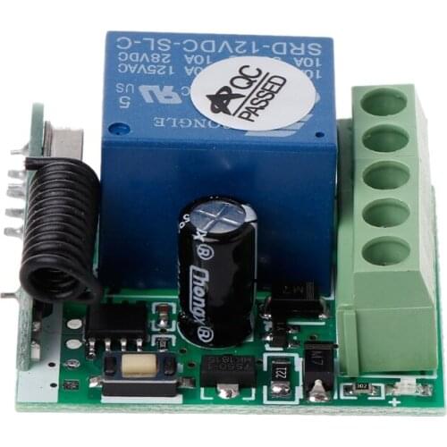 433Mhz Wireless RF Switch Long Range DC 12V Channel Remote Control Switch DC12V For Code Transmitter Remote For learning code