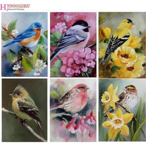 Needlework 5D DIY Diamond Painting animal Birds 5d Diamond Embroidery Crafts round Drill Full Embroidery Home Decoration Flower