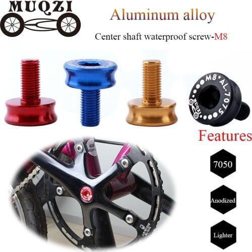 Aluminum Alloy / Steel Bike Bicycle Square hole Bottom Bracket Waterproof Sealed Bolts M8*16mm