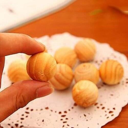 Wooden Mothballs Wardrobe Moth Repellent Prevent Mildew Moisture Proof Fragrant Natural Wood Ball Pest Insect Control Mothball