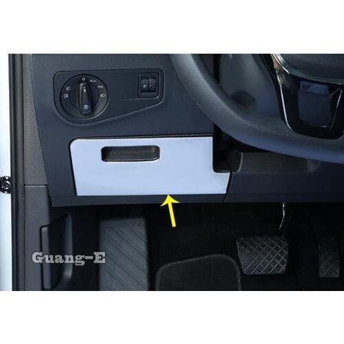 For Volkswagen VW TiguanL Tiguan L MK2 2016 2017 2018 2019 2020 Car Trim Handle Glove Driver Container Switch Storage Case Box