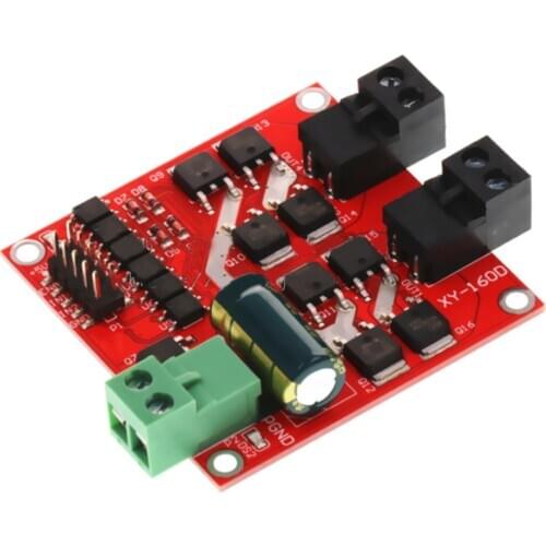 Dual Channel DC Motor Driver Module 160W 7A 12V 24V H-bridge L298 Logic Control Signal Optocoupler PWM Drive Reversing Braking