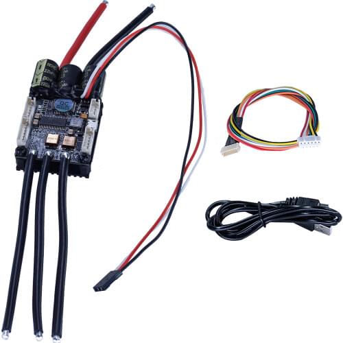 Flipsky Mini FSESC4.20 50A ESC Based Upon VESC Speed Control With Aluminum Anodized Heat Sink for Rc Car