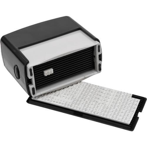 Custom Scrapbooking Cards DIY Self Inking Rubber Stamp with Word Plate Kit Business Name Address Character Seal Making Gifts