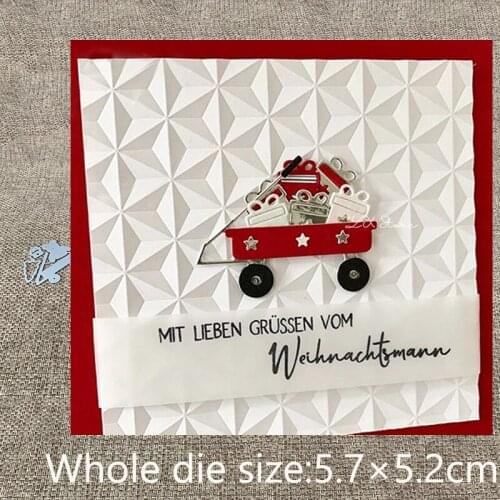 XLDesign Craft Metal Cutting Die cut dies lovely gift cart decoration scrapbook Album Paper Card Craft Embossing die cuts