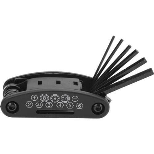 16 in 1 Bicycle Cycling Multi-Functional Repairing Tool Foldable Multipurpose Kit Mountain Bike Fix