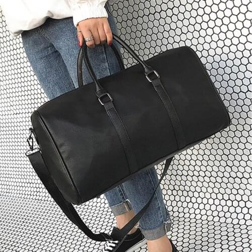 New Unisex Large Capacity Travel Handbag Sport Fitness Solid Duffle Weekend Bag Suit Storage Leisure Gym Shoulder Bags XA604F