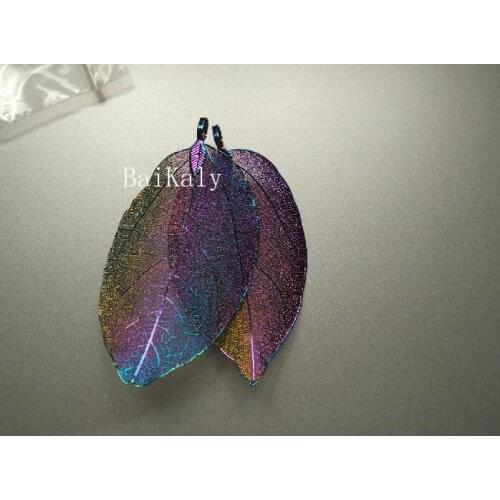 Wholesale Leaf Charms for women earrings necklace gift Jewelry Making pendants fashion jewelry charms diy women accessories
