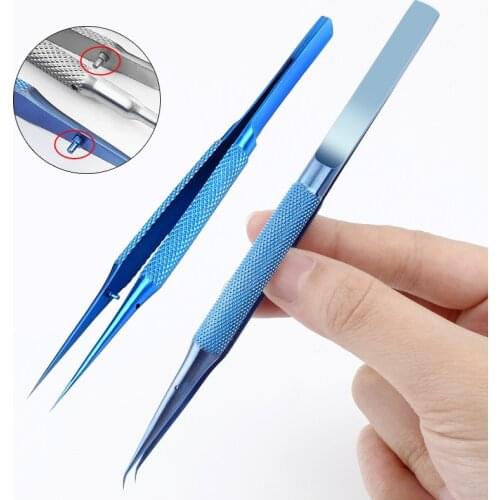 Titanium alloy tweezers professional maintenance tool 0.1mm edge precision fingerprint tweezers Apple main board copper wire