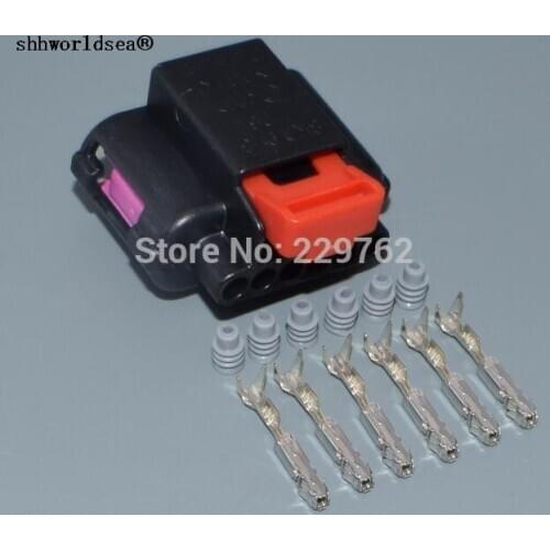 Shhworldsea 1sets 6Pin 8K0 973 706 Car Waterproof Gas Accelerator Throttle Pedal Connector 8K0973706 For Audi For VW Skoda VOLVO