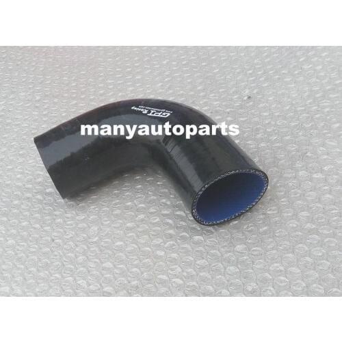 Silicone 90 degree Elbow Hose 57mm 2.25" Black For Car Intercooler Pipe blue