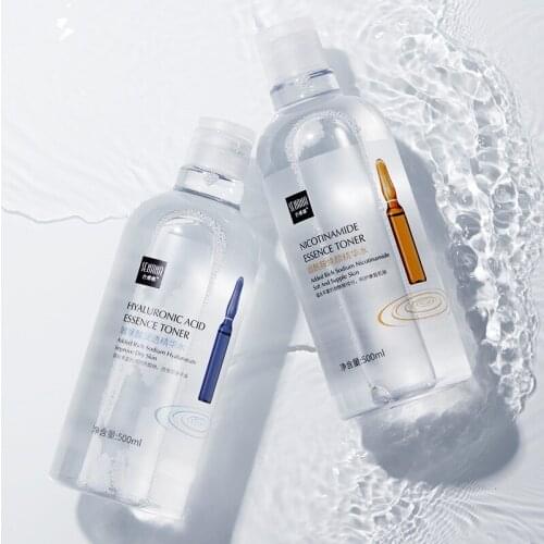 500ml Face Serum Hyaluronic Acid Essence Nicotinamide Moisture-keeping Facial Essence Whitening Unisex Shrink Pores Serum