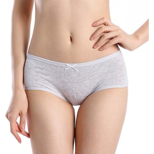 Plus Size Leak Proof Female Physiological Pants Warm Menstrual Period Panties Mid Waist Underwear Healthy Cotton Seamless Briefs