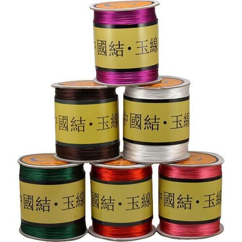 1Roll wire 1.5mm 230 meters long Jade cord Chinese knot line of DIY accessories wholesale jade line wholesale