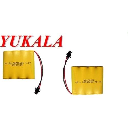 4pcs/lot 4.8v 700mAh Ni-CD AA rechargable battery(SM plug) for R/C truck R/C car R/C boat
