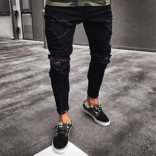 Burlapp Ripped Jeans For Men