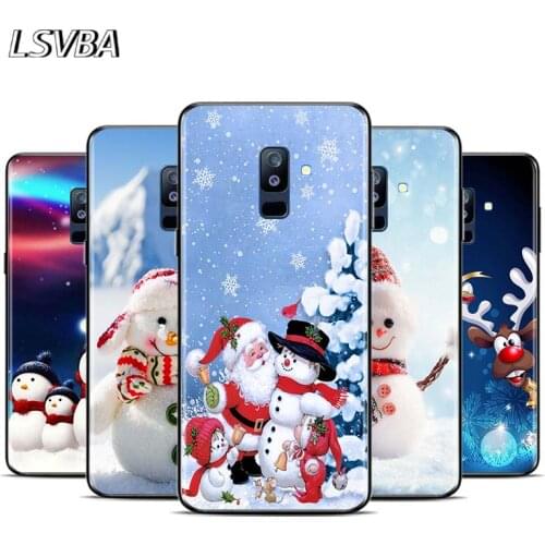 Christmas Snowman For Samsung Galaxy A9 A8S A8 A7 A6S A6 A5 A3 A750 Plus 2018 2017 2016 Star Phone Case